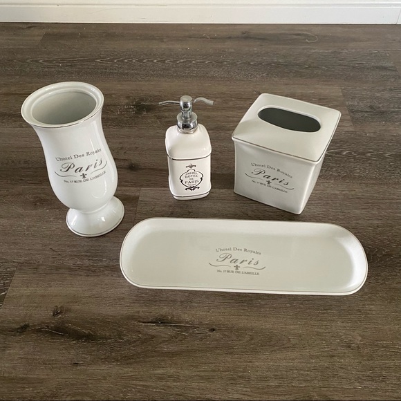 Accents Paris Themed Bathroom Collection Poshmark